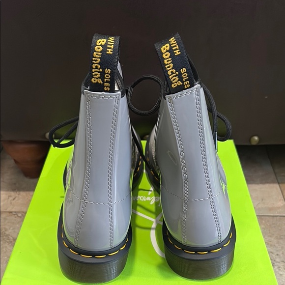 Dr. Martens Gray Lace-Up Boots - Picture 5 of 5